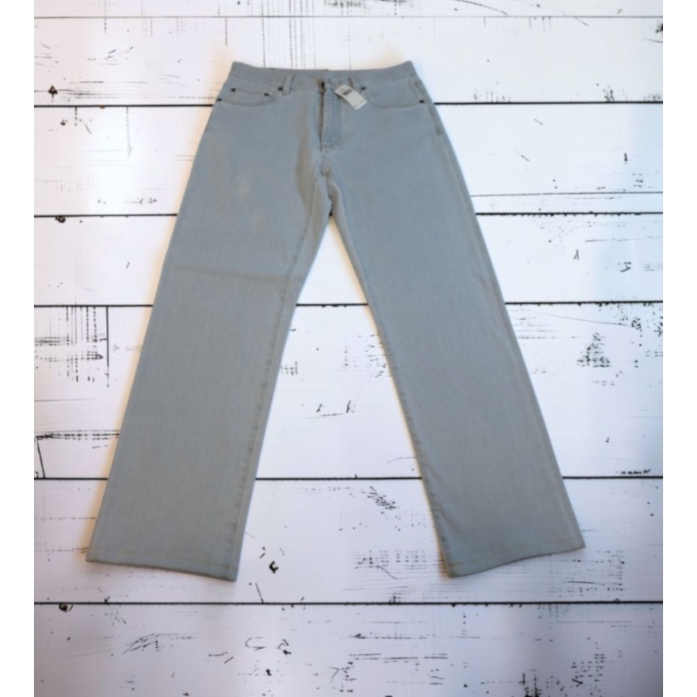 Zegna City Slim Fit Jeans Light Wash Blue Denim Men Size 32 UBI82A5-CITY-006